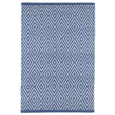 Diamond Handwoven Indoor/Outdoor Rug - Denim, 8' x 10'