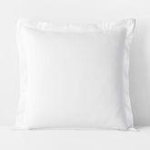 Classic Smooth Rayon Made From Bamboo Sateen Sham - White, Euro