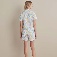 Cotton Modal Women's Shorts Set - Spring Garden, XL