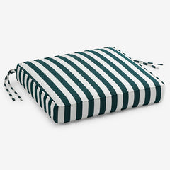 Replacement Boxed Edge Chair Cushion - Mason Stripe, 20 in. x 20 in.
