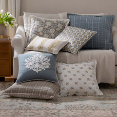 Butti Reversible Decorative Square Pillow Cover - Mineral, 20 in. x 20 in.