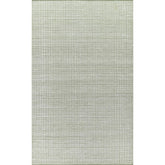 Handwoven Mini Checkered Performance Rug - Green, 8' x 10'