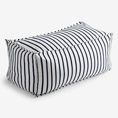 Indoor/Outdoor Pouf - Lido Stripe, Large