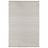 Diamond Handwoven Indoor/Outdoor Rug - Platinum, 2' x 3'