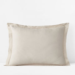 Premium Breathable Relaxed Linen Sham - Parchment, Standard