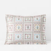 Lottie Classic Cool Cotton Percale Sham - Ivory Multi, King