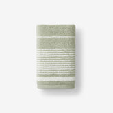 Plush Spa Stripe Hand Towel - Light Willow