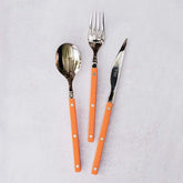 Pastello Flatware, Set of 3 - Orange