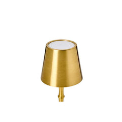 Bamboo Cordless LED Table Lamp - Gold