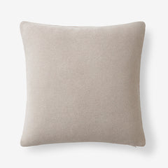 Classic All Season Breathable Cotton Knit Decorative Pillow Cover - Taupe