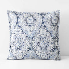 Royal Mirage Reversible Quilted Sham - Blue, Euro