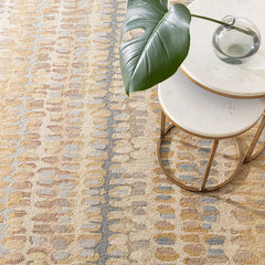 Paint Chip Hand Hooked Wool Rug - Natural, 2' x 3'