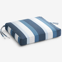 Replacement Boxed Edge Chair Cushion - Gateway Coast, 21 in. x 19 in.