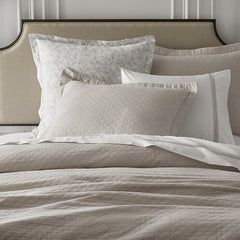 Norfolk Premium Smooth Egyptian Cotton Sateen Sham - Taupe, Euro