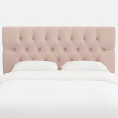 Park Tufted Velvet Headboard - Blush, Cal King