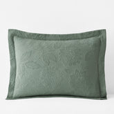 Putnam Cotton Matelassé Sham - Thyme