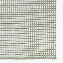 Handwoven Mini Checkered Performance Rug - Green, 8' x 10'
