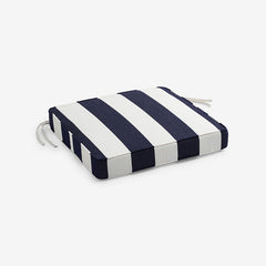 Replacement Boxed Edge Chair Cushion - Cabana Midnight, 16 in. x 15 in.
