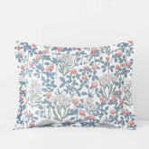 Holiday Print Classic Ultra-Cozy Cotton Velvet Flannel Sham - Botanical Grace, King
