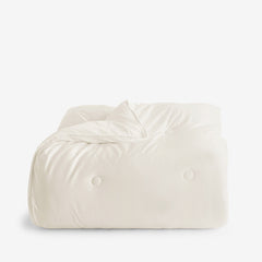 Classic Smooth Rayon Made From Bamboo Sateen Comforter - Ivory, King/Cal King