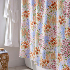 Garden Jubilee Classic Cool Cotton Percale Shower Curtain - Multi