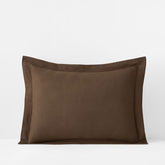 Classic Ultra-Cozy Cotton Velvet Flannel Sham - Coffee, King