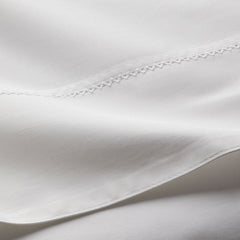 Premium Smooth Organic Cotton Sateen Flat Bed Sheet - Ivory, Full