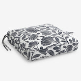 Replacement Boxed Edge Chair Cushion - Maytime Midnight Navy, 21 in. x 19 in.