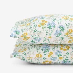Isadora Classic Cool Cotton Percale Pillowcase Set - Floral, Standard