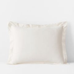 Classic Smooth Rayon Made From Bamboo Sateen Sham - Ivory, King