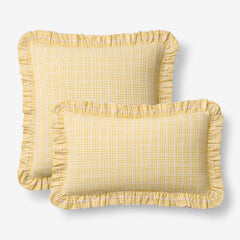 Classic Plaids Yarn-Dyed Cotton Decorative Square Pillow Cover - Soho Plaid