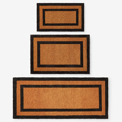 Border Coir Doormat - Black, 24 in. x 36 in.