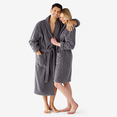 Men's Robe - Gunmetal, L