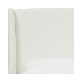 Gramercy Textured Linen Headboard - White, Queen
