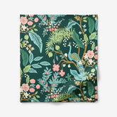 Peacock Classic Smooth Sateen Flat Bed Sheet - Evergreen, Queen