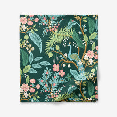 Peacock Classic Smooth Sateen Flat Bed Sheet - Evergreen, Full