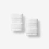 Mirage Aegean Cotton Washcloths, Set of 2 - White
