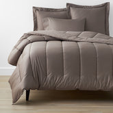 Classic Smooth Wrinkle-Free Sateen Comforter - Cinder, King/Cal King