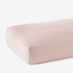 Classic Smooth Sateen Solid Fitted Bed Sheet - Blush, King