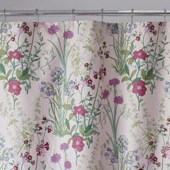 Bloom Meadow Classic Smooth Sateen Shower Curtain - Blush
