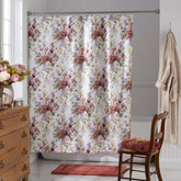 Nature's Bouquet Classic Smooth Sateen Shower Curtain - Cream Multi