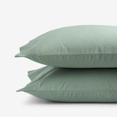 Classic Cool Cotton Percale Pillowcase Set - Thyme, Standard