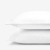 Premium Cool Supima® Cotton Percale Pillowcase Set - White, King