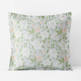 Misty Meadow Cluster Reversible Classic Smooth Sateen Sham - Green Tea, Euro