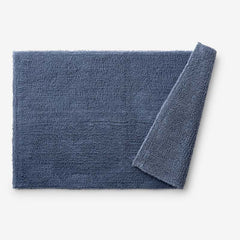 Plush Spa Solid Bath Rug - Indigo, 17 in. x 24 in.