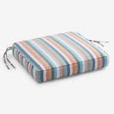 Replacement Boxed Edge Chair Cushion - Surround Stripe, 20 in. x 20 in.