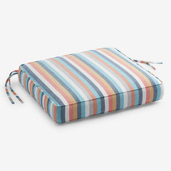 Replacement Boxed Edge Chair Cushion - Surround Stripe, 20 in. x 20 in.
