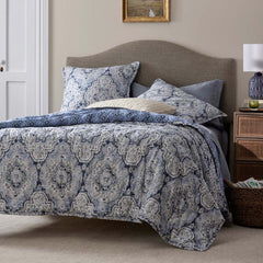 Royal Mirage Reversible Quilted Sham - Blue, Standard