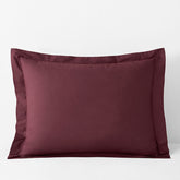 Classic Cool Cotton Percale Sham - Plum, King
