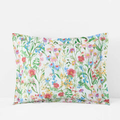 Garden Symphony Classic Cool Cotton Percale Sham - Multi, Standard